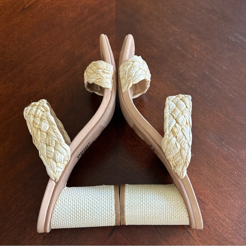 A New Day | Basil Heels, Braided Strap Block Heel Sandals - Picture 4 of 5